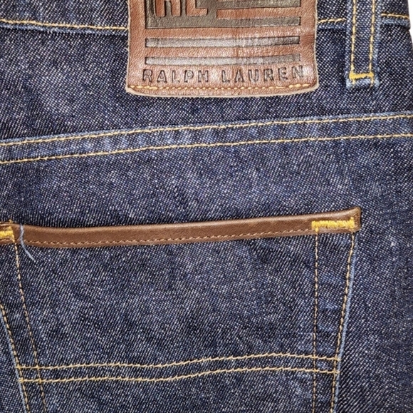 Ralph Lauren Polo Bootcut Jeans Size 10 Dark Wash High Waist 80s - Picture 4 of 8